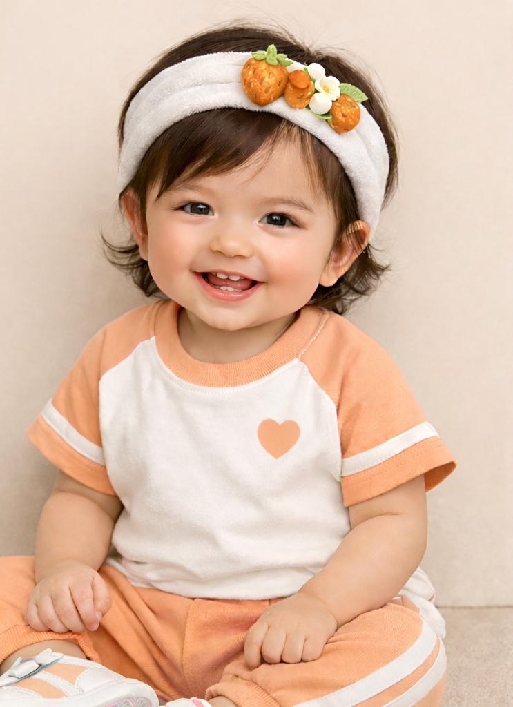 Premium Baby-Stirnbänder mit Fruchtpuppen – Großhandel für Geschenksets & Fotostudios