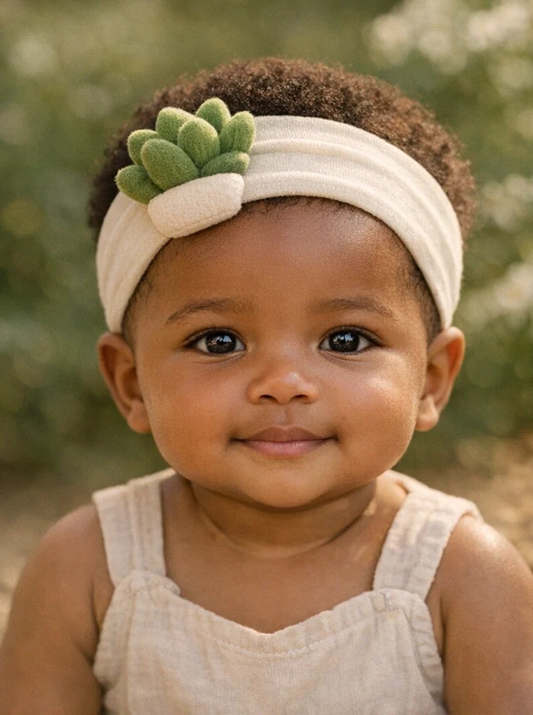 Premium Succulent Plush Baby Headband Wholesale – Soft Nylon Infant Hairband OEM/ODM