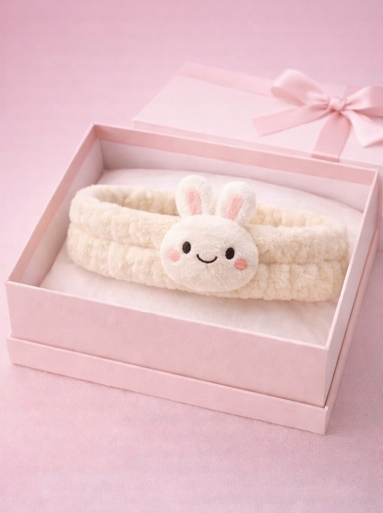 Cream Bunny Baby Headband – Soft Neutral Tones for Year-Round Boutique Sales