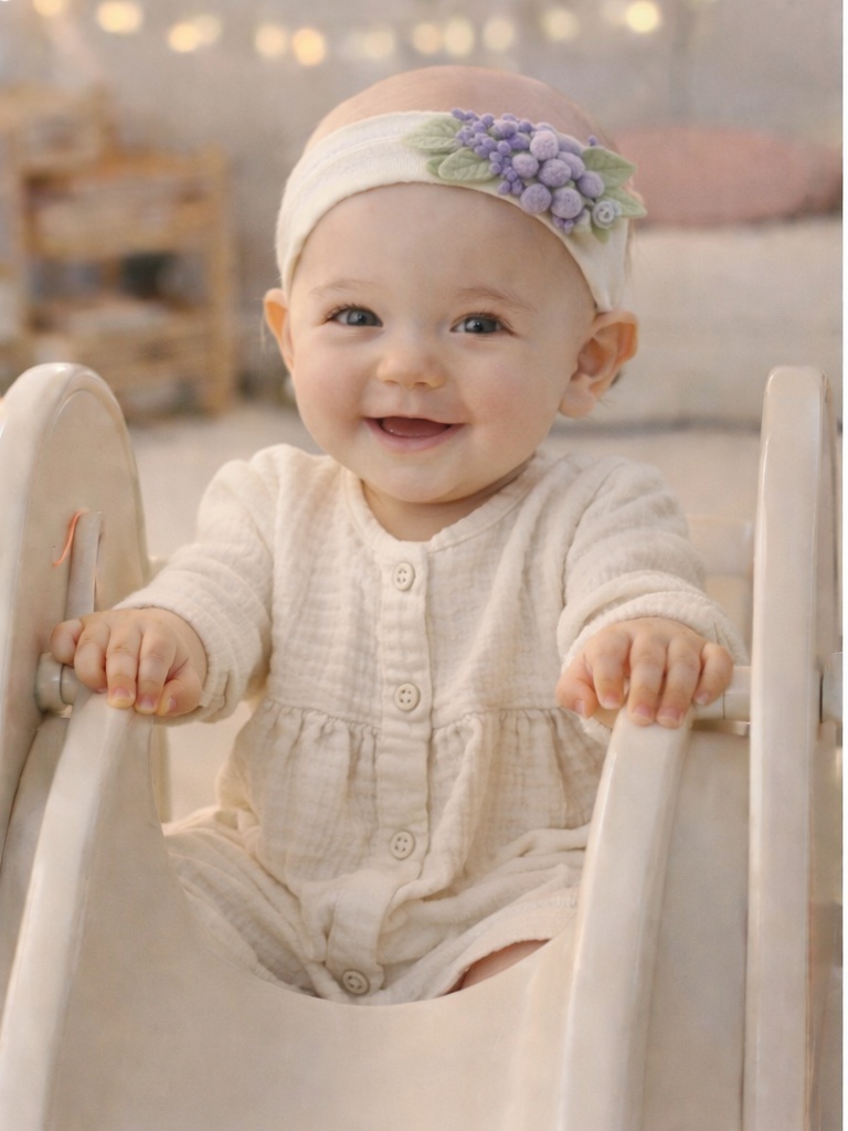 Sunflower Twin Baby Headband – Bright & Cheerful Felt Flowers for Happy Occasions