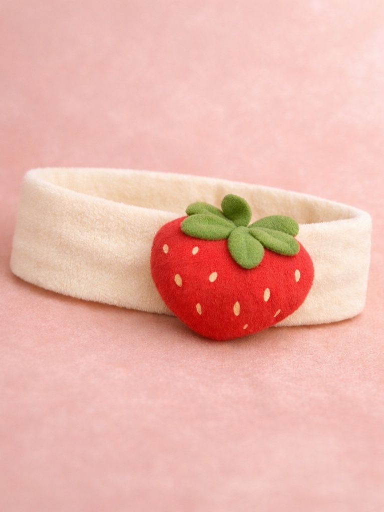 Strawberry Baby Headband – Fun and Comfortable, Ideal for Seasonal Gifts