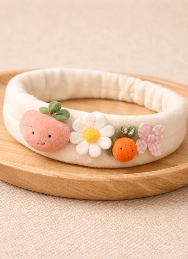 Diademas para bebés con muñecos de frutas – Mayorista ideal para boutiques y sesiones de fotos