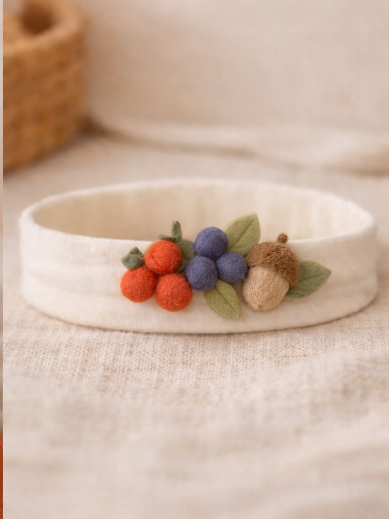 Diademas adorables para bebés con decoraciones de fieltro – producto imprescindible para mayoristas y boutiques infantiles
