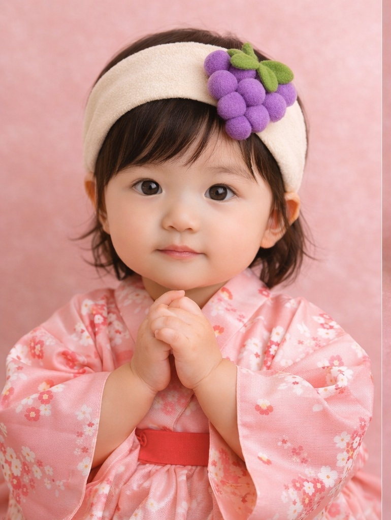 Grape Baby Headband – Playful, Soft, and Eco-Friendly Accessory for Infants