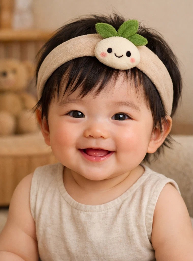Soft Plush Flower Baby Headband – Ideal for Gifting & Boutique Sales