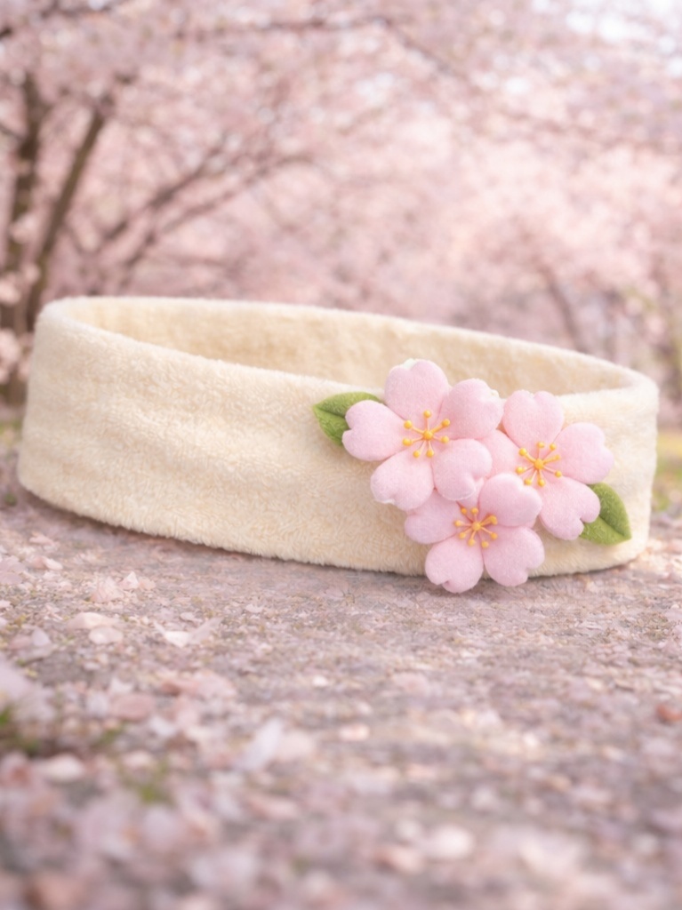 Blossoming Cherry Baby Headband – Ideal for Spring, Boutique Retailers, and Photoshoots