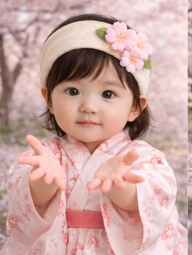 Blossoming Cherry Baby Headband – Ideal for Spring, Boutique Retailers, and Photoshoots