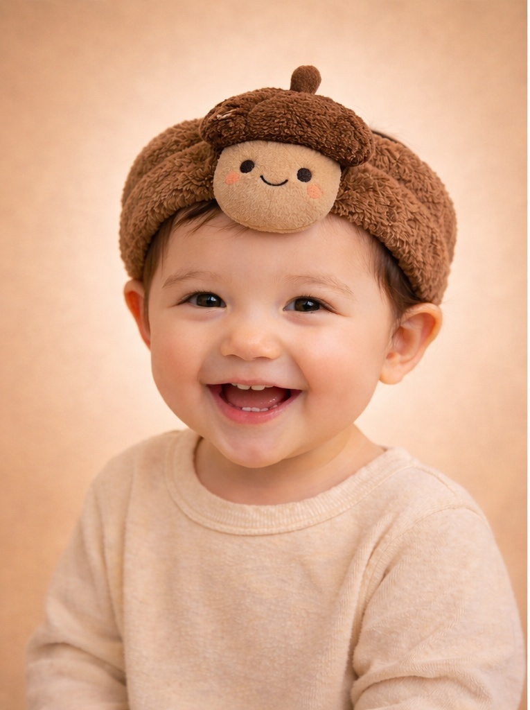 Süßer Eichel-Stirnband für Babys – perfekt für B2B-Geschenke und Großhandel