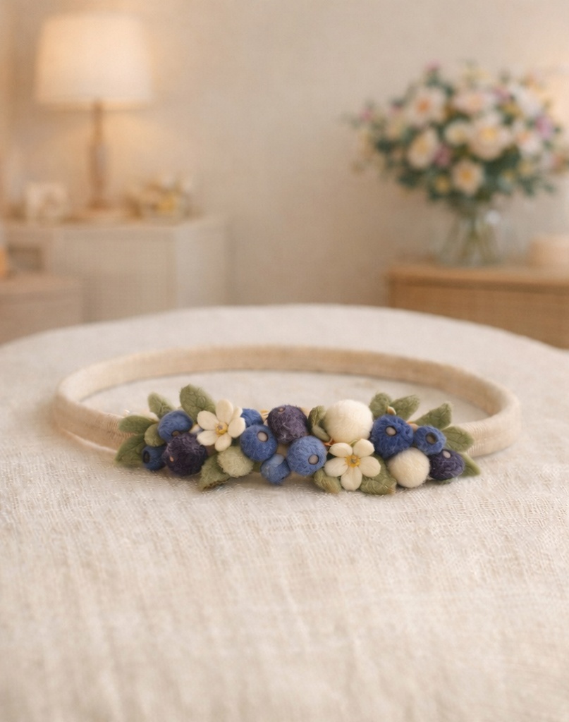 Wholesale Soft Felt Flower Baby Headbands – Ideal for Newborn Photography Props & Boutique Sales