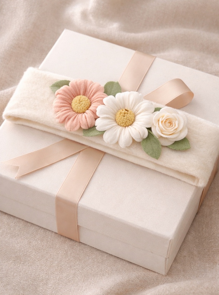 Premium Floral Baby Headband for Newborns – Soft, Adjustable, and Stylish Design