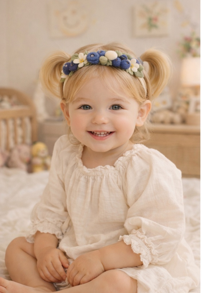 Wholesale Soft Felt Flower Baby Headbands – Ideal for Newborn Photography Props & Boutique Sales