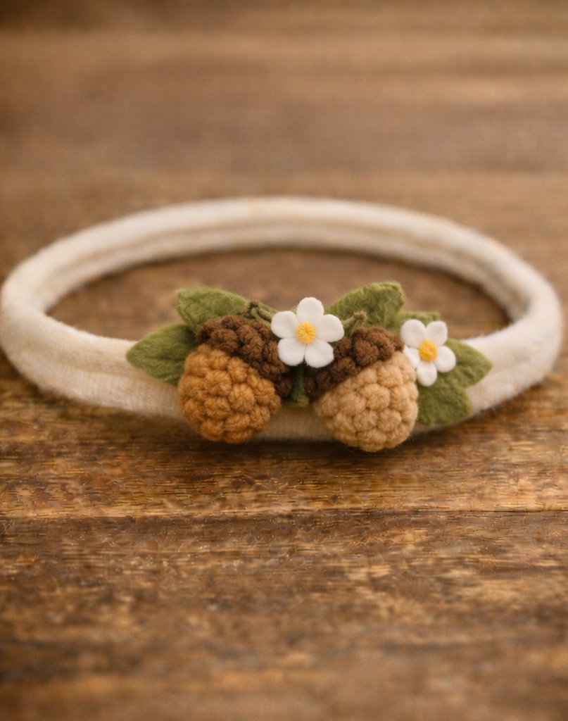 Diademas de bebé con frutas de fieltro – Accesorio adorable para tiendas y mayoristas