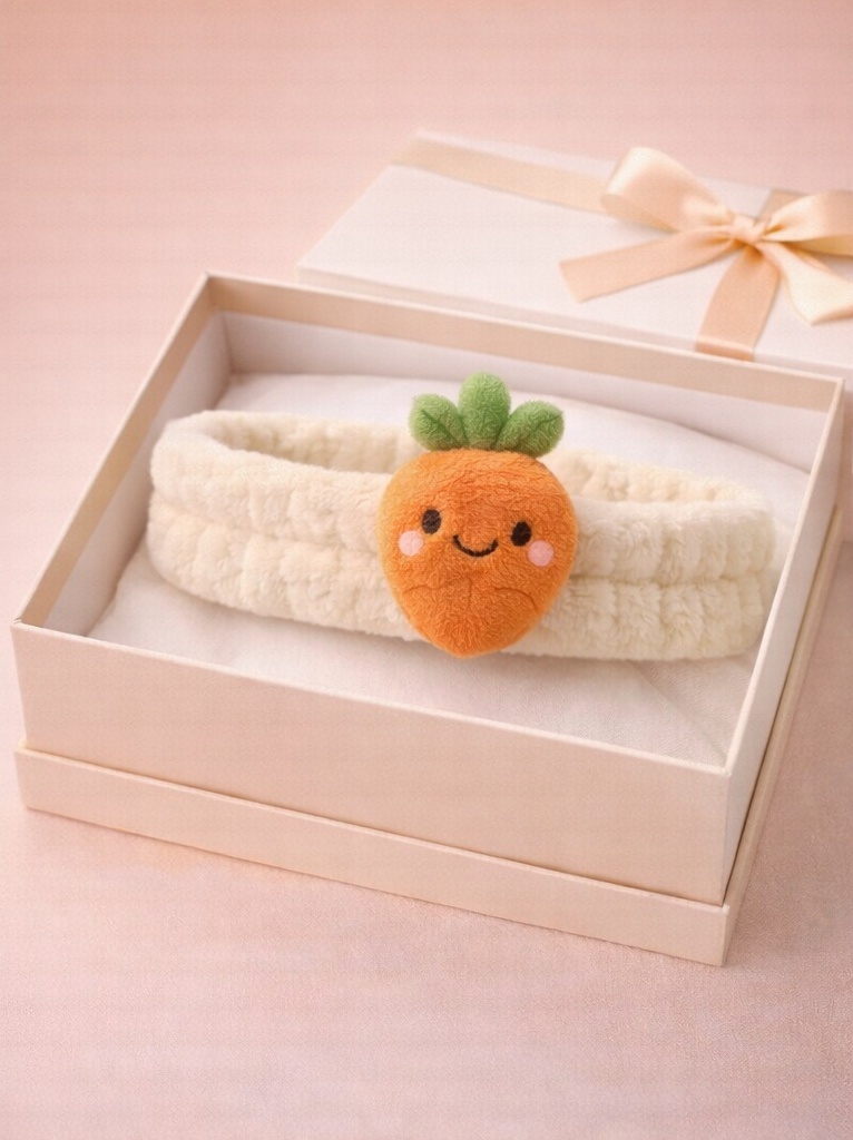 Carrot Baby Headband – Bright Orange Accent That Pops on Retail Displays
