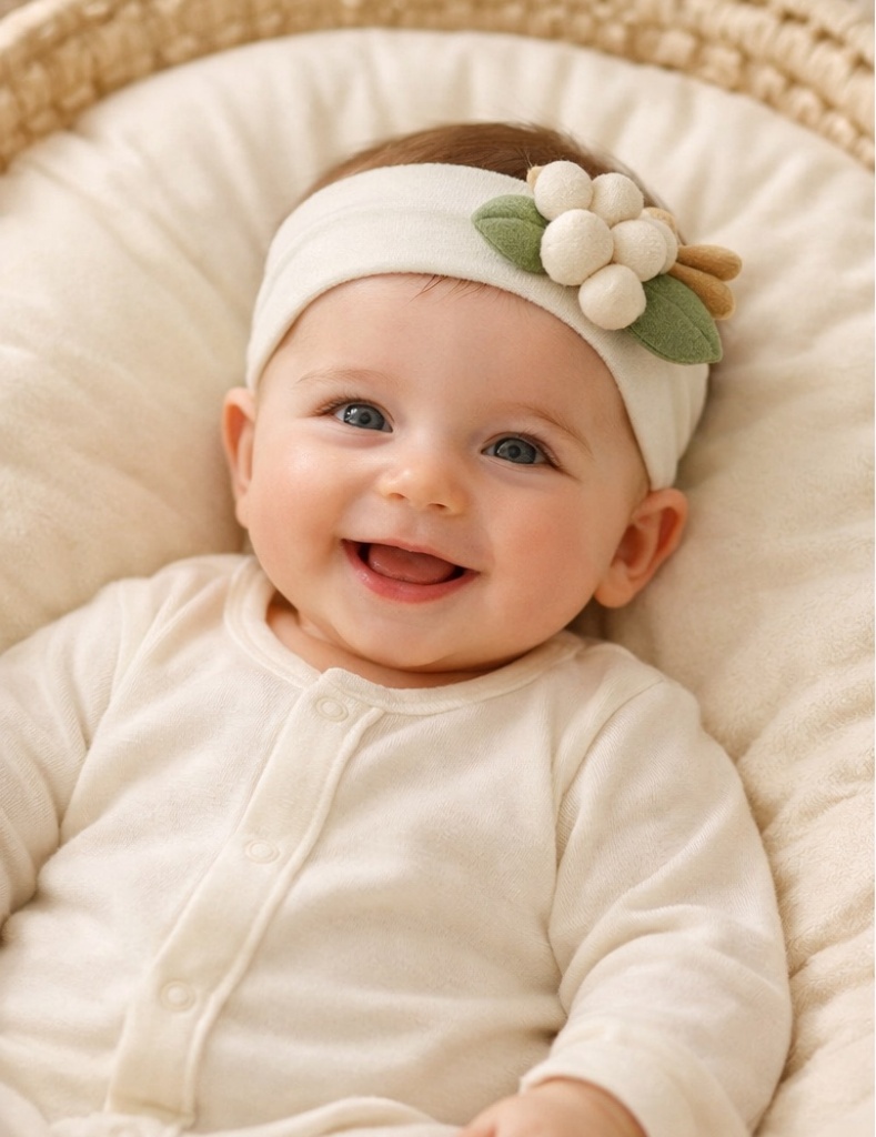 Nachhaltiges Stirnband für Babys – Ein B2B-Liebling