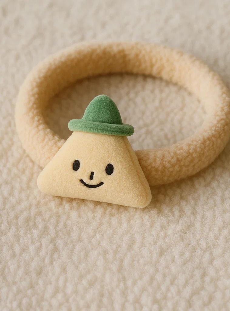 Triangle Hat Cartoon Baby Headband – Soft Plush Design