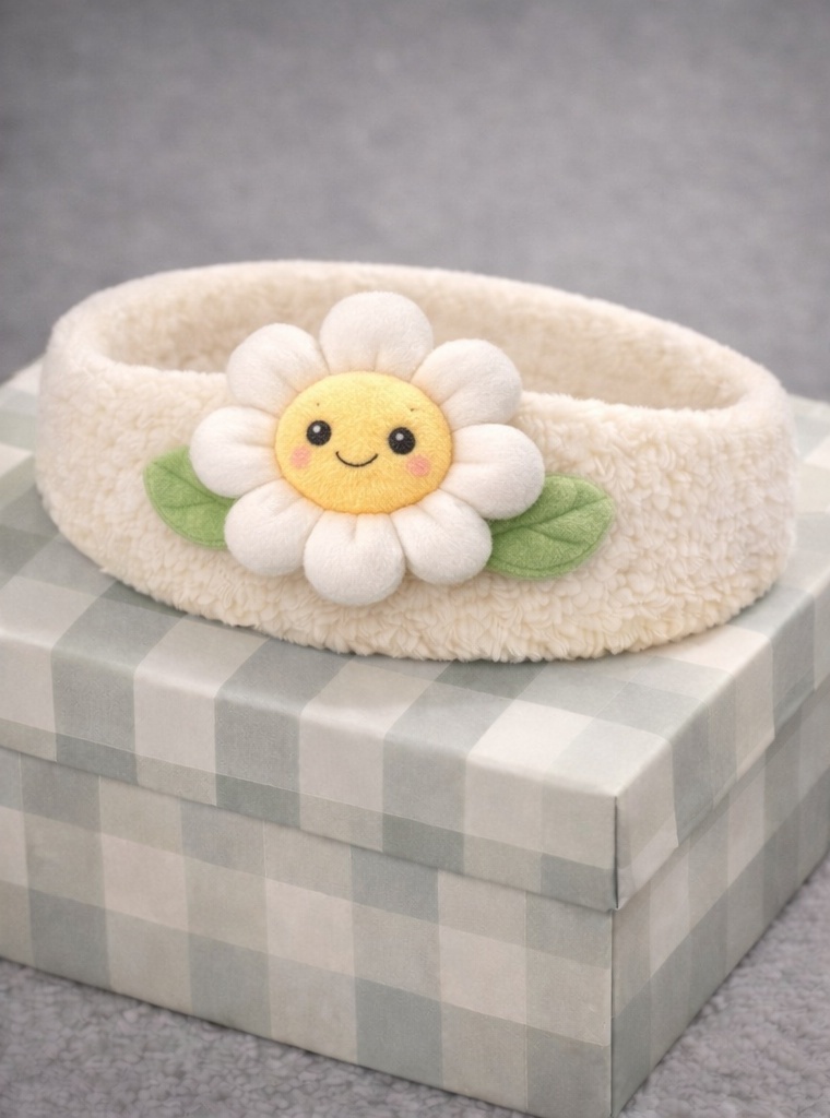 Soft Plush Smiling Radish Baby Headband – Playful Gift Pick for Retailers