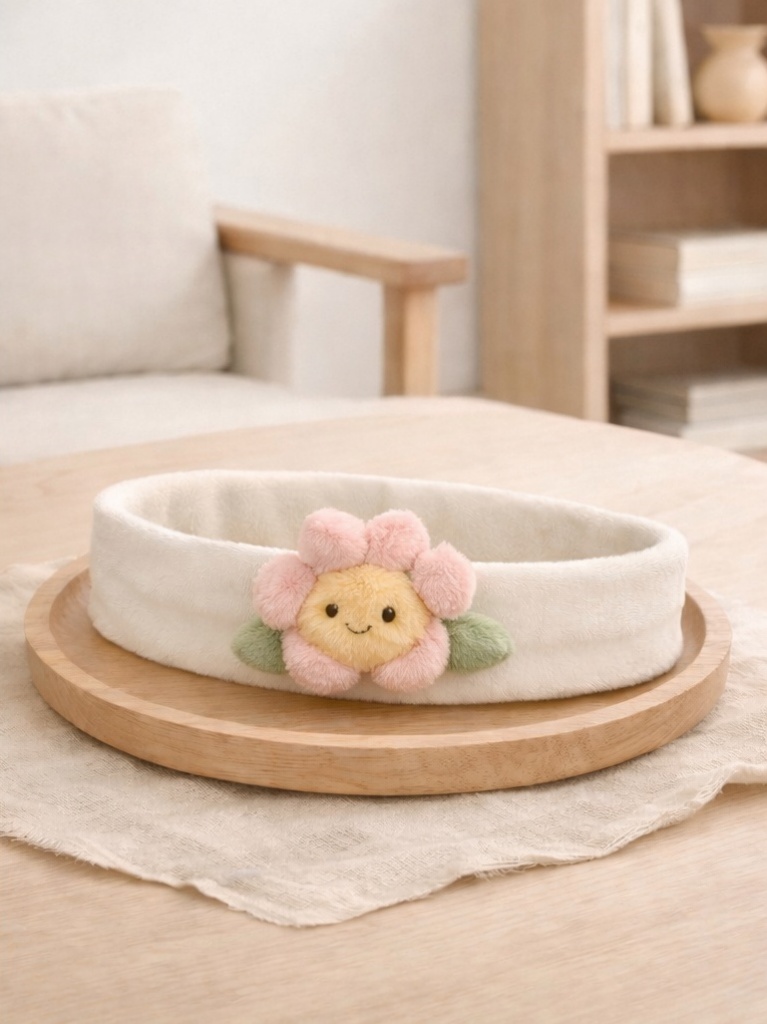 Adorable Pink Flower Baby Headband - Sweet and Gentle