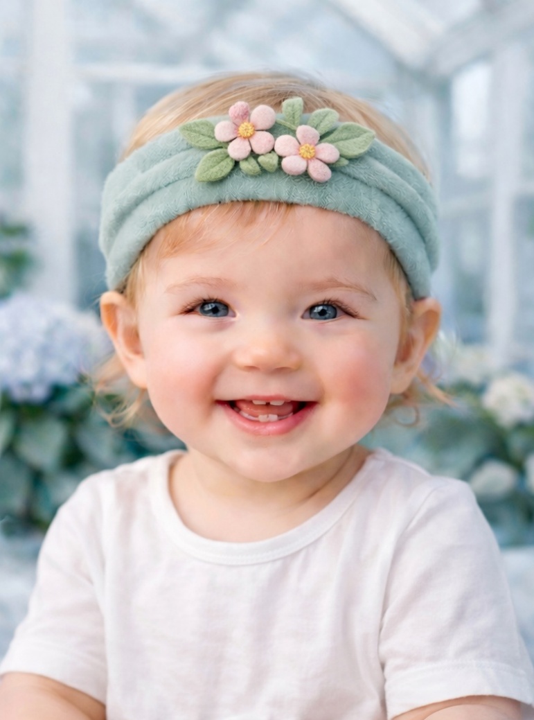 Bandeaux bébé à fleurs faites main – Un produit apprécié par les clients B2B