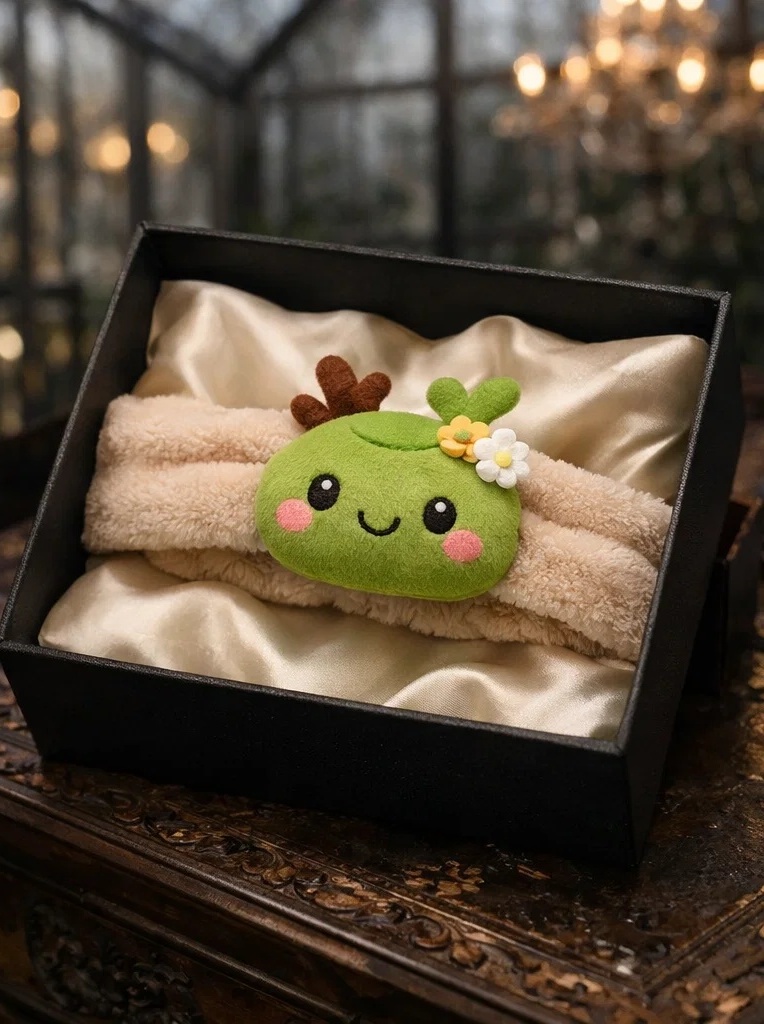 Wholesale Green Sprout Doll Baby Headband – Soft Plush Infant Headwrap OEM Manufacturer