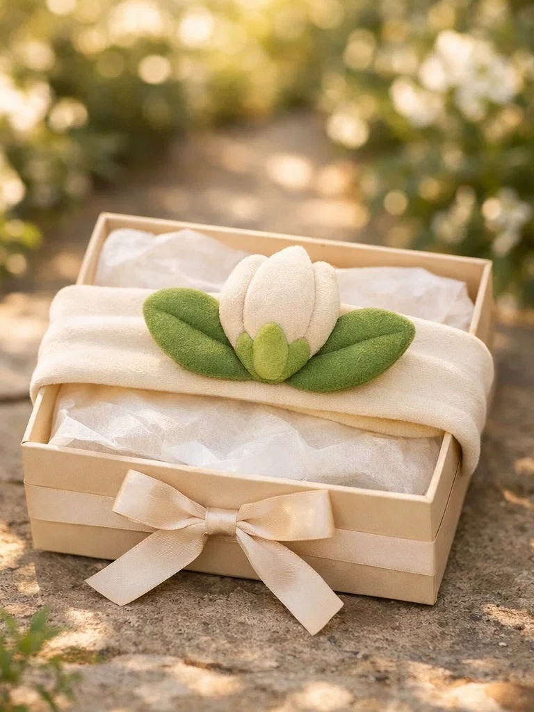 Cute Flower Plush Baby Headband – Boutique Style Newborn Hairband for Wholesale