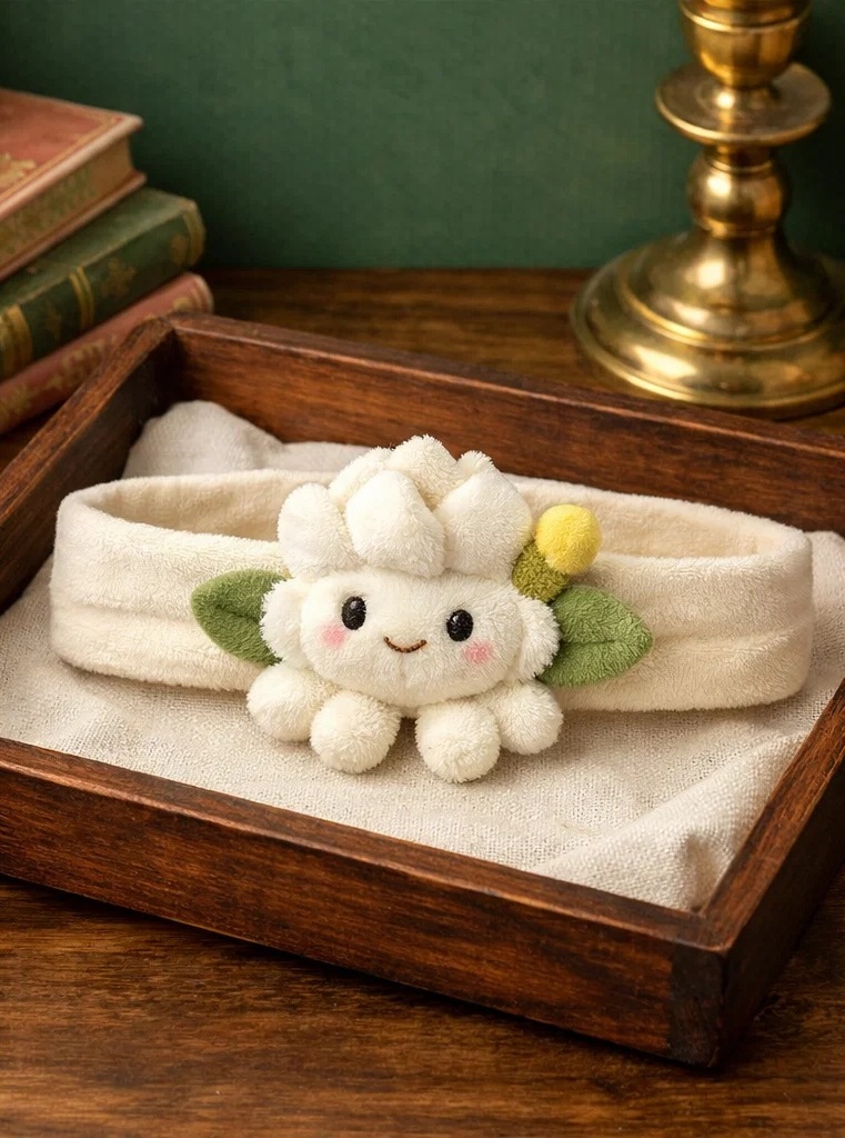Soft Plush Baby Headband with Sweet Flower Design - Perfect for Special Occasions