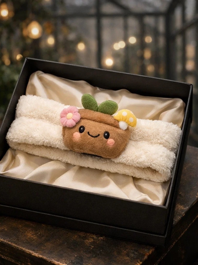 OEM Autumn Acorn Doll Baby Headband – High Margin Plush Infant Hairband for Bulk Orders