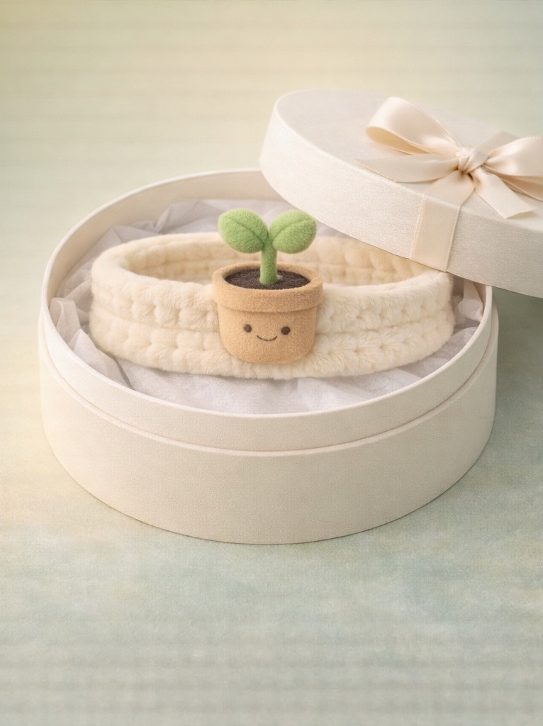 Bandeau bébé plante en pot mignonne – Confortable, doux et parfait pour les séances photo