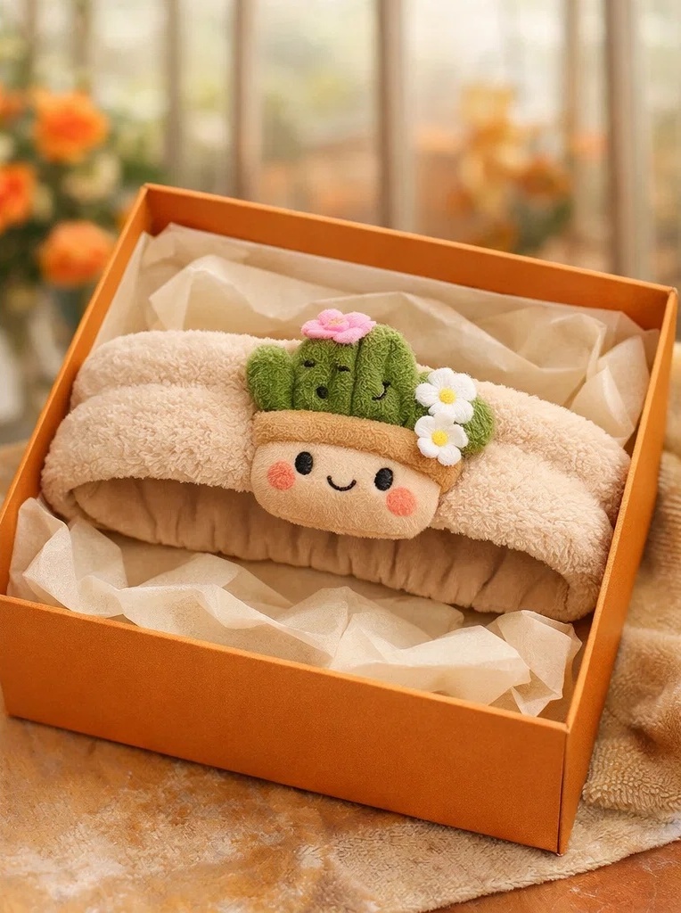 OEM Cactus Doll Baby Headband – Cute Plush Infant Hairband for Brand Customization & Bulk Supply