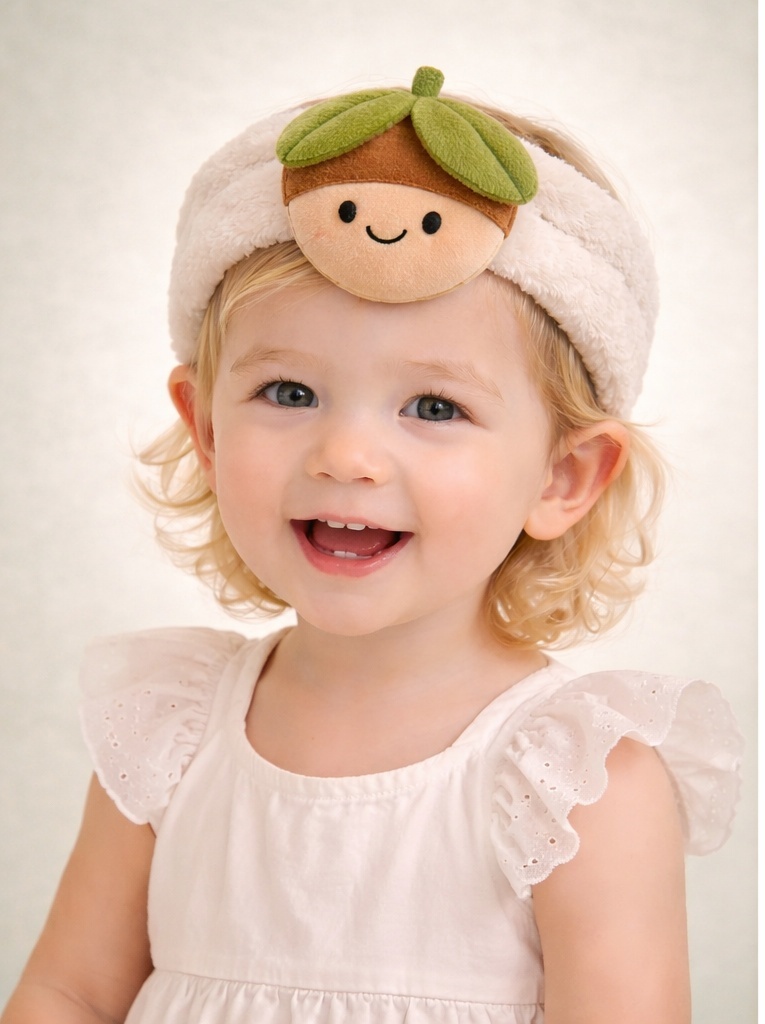 Niedliches Baby-Haarband mit Blumenmuster