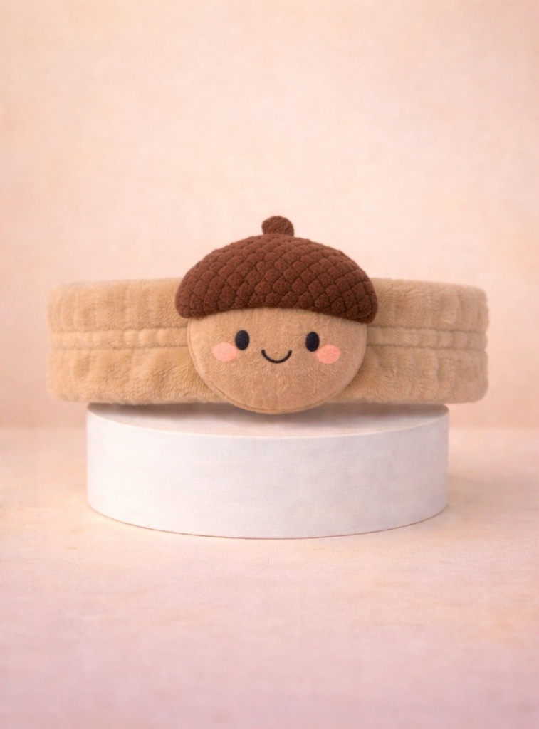 Faixa de cabelo infantil com pelúcia - Sucesso garantido no atacado infantil