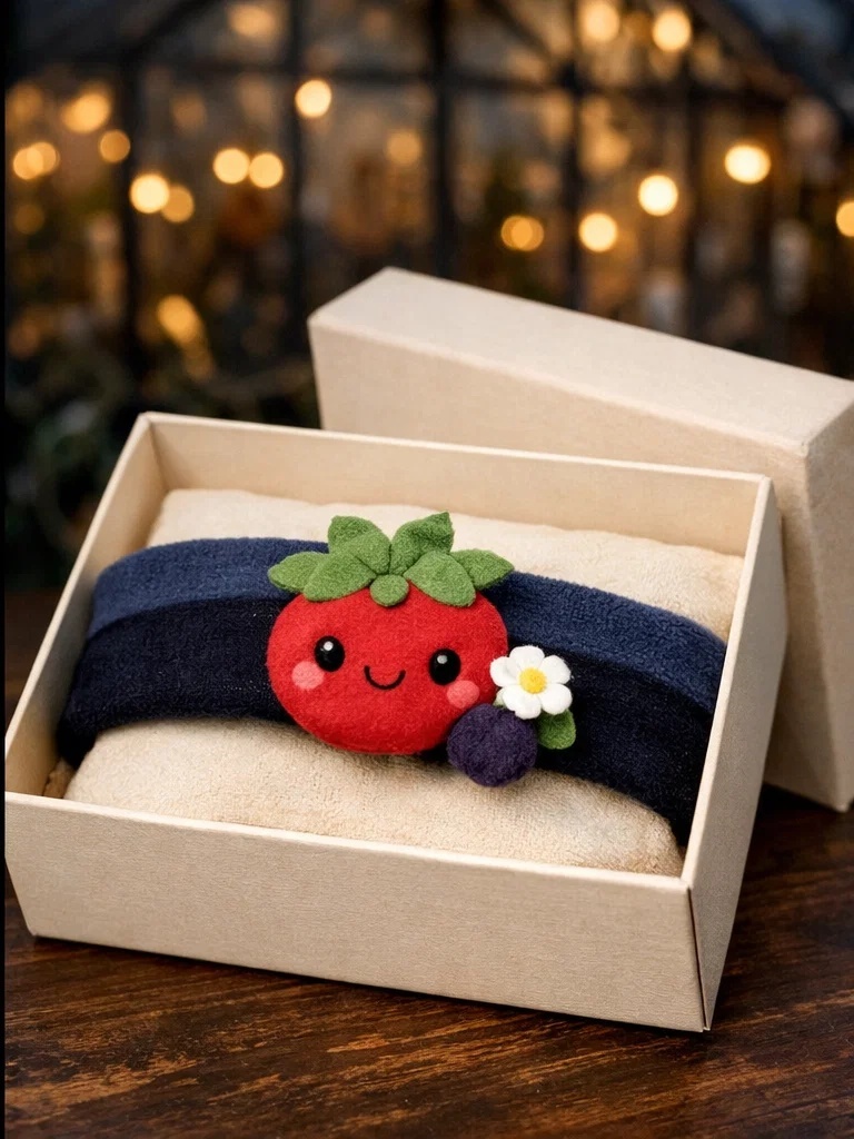 Autumn Acorn Baby Headband – Soft Newborn Hairband Boutique Baby Accessories