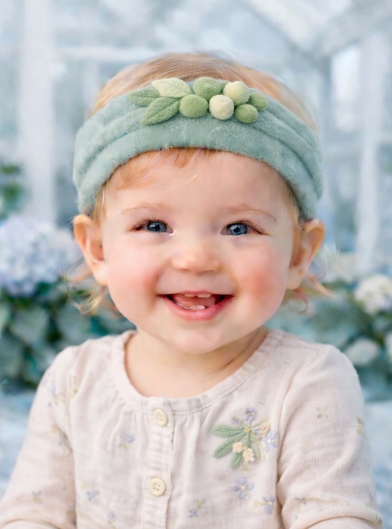 Bandeau bébé floral naturel – Produit phare pour les clients B2B