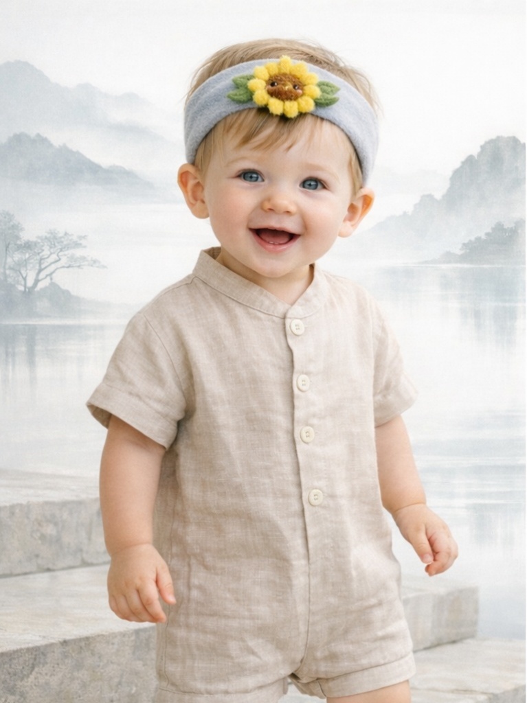 Cute Red Apple Baby Headband - A Fun and Stylish Accessory