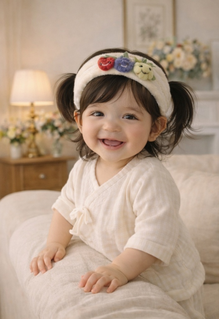 Colorful Fruit Themed Baby Hairbands – Perfect for Infant Gift Sets and Brand Collections