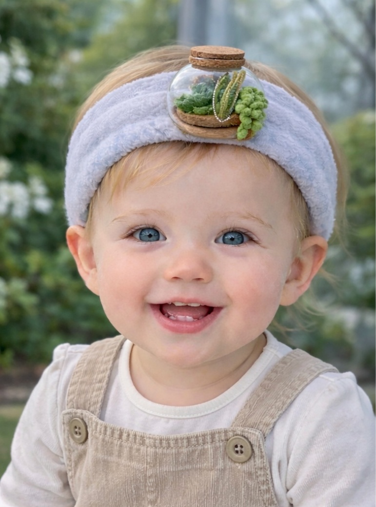 Baby-Stirnband mit Blumenmotiv – Erfolgreicher Artikel für B2B-Partner