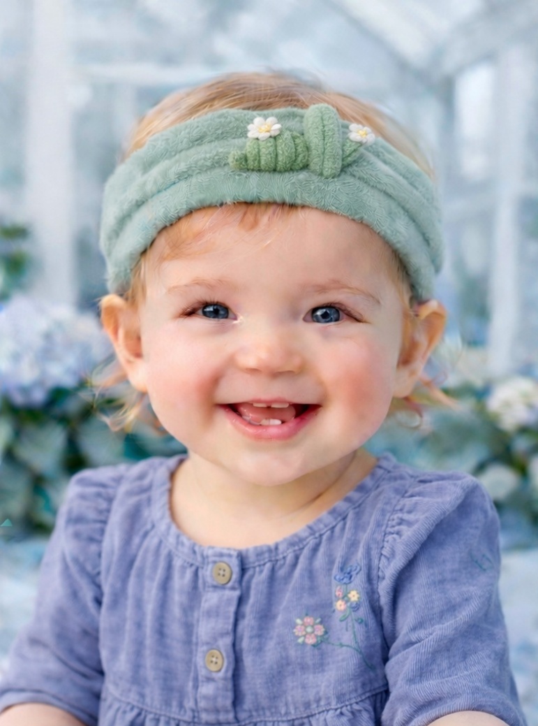 Bandeau bébé au design végétal – favori des acheteurs B2B