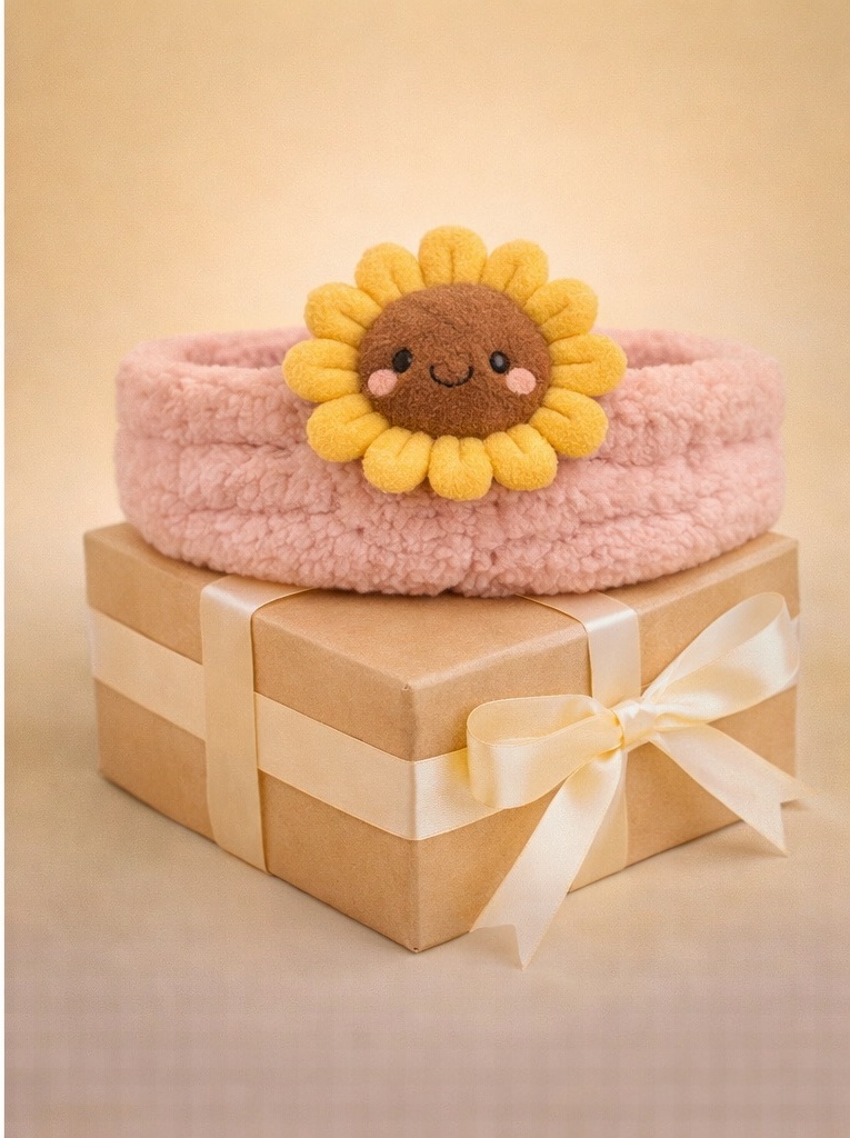 Sonnenblumen-Baby-Stirnband – fröhlich, weich und farbenfroh