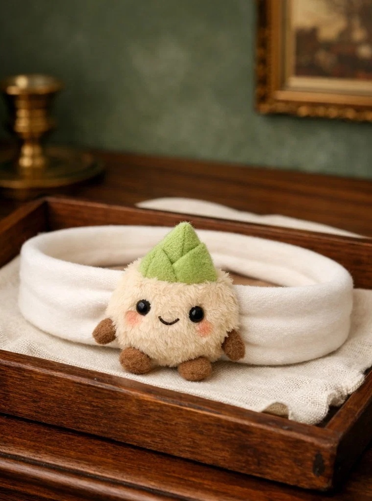 Cute Plush Turnip Baby Headband for Boutique Infant Accessories