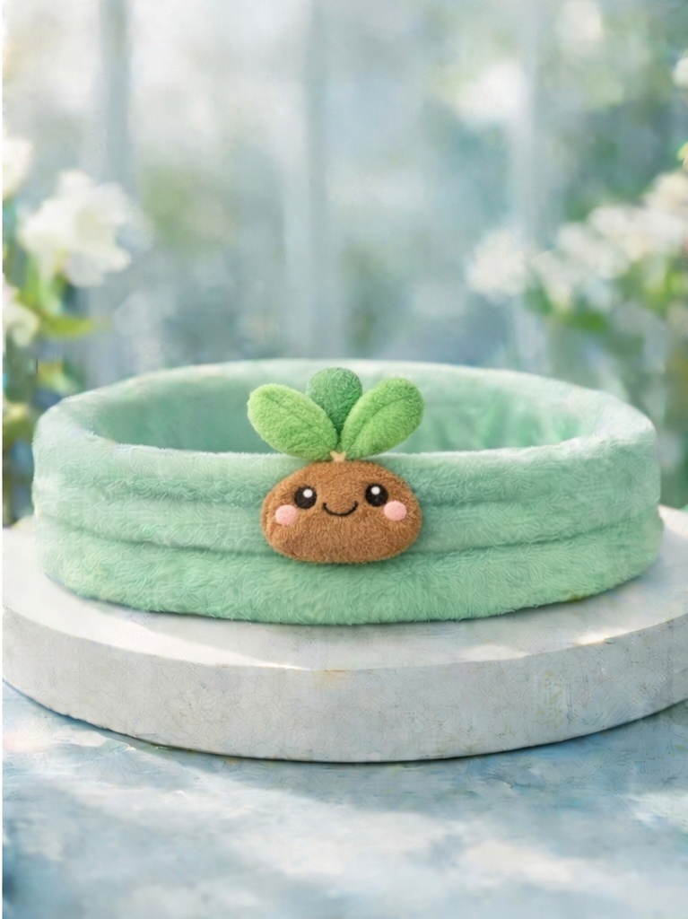 Diadema para bebé de peluche con muñeco adorable