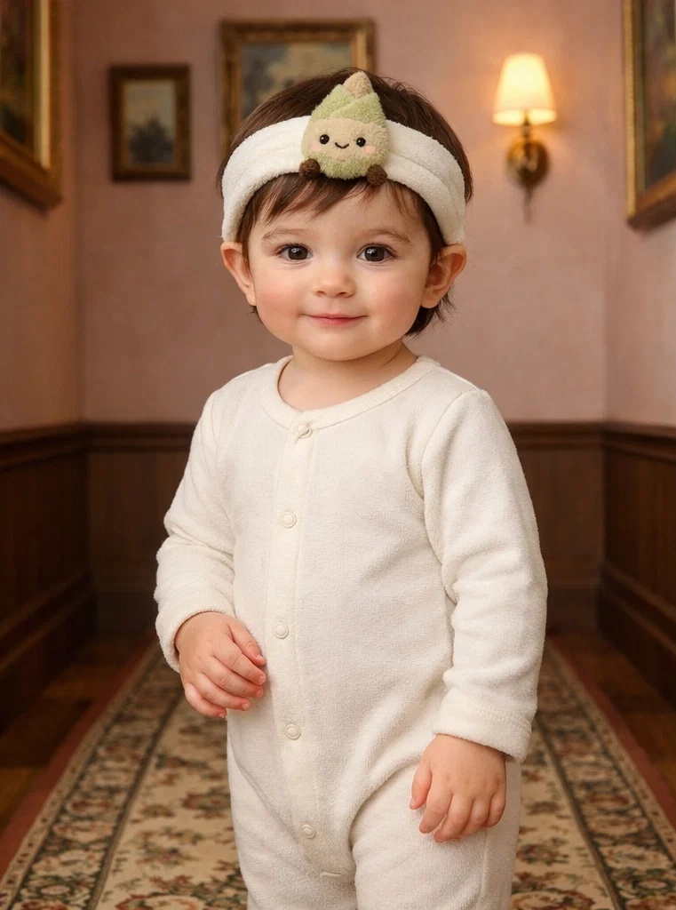 Adorable Soft Radish Baby Headband for Newborn Gift Collections