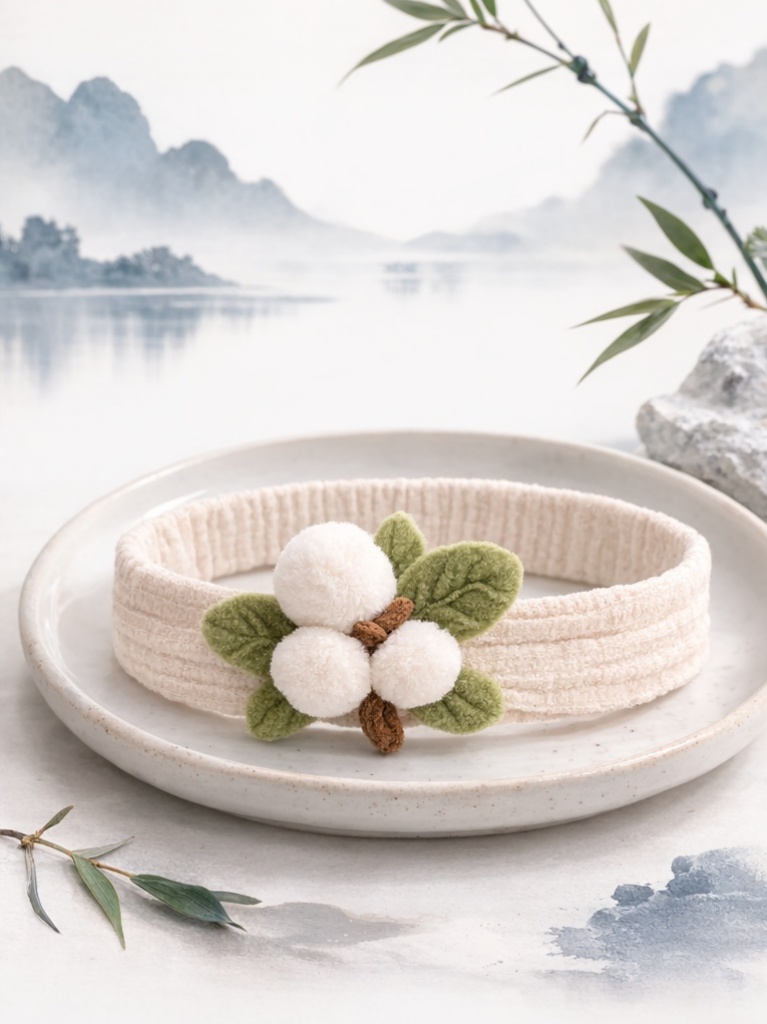 Soft Cotton Blossom Baby Headband - Gentle on Your Baby’s Skin