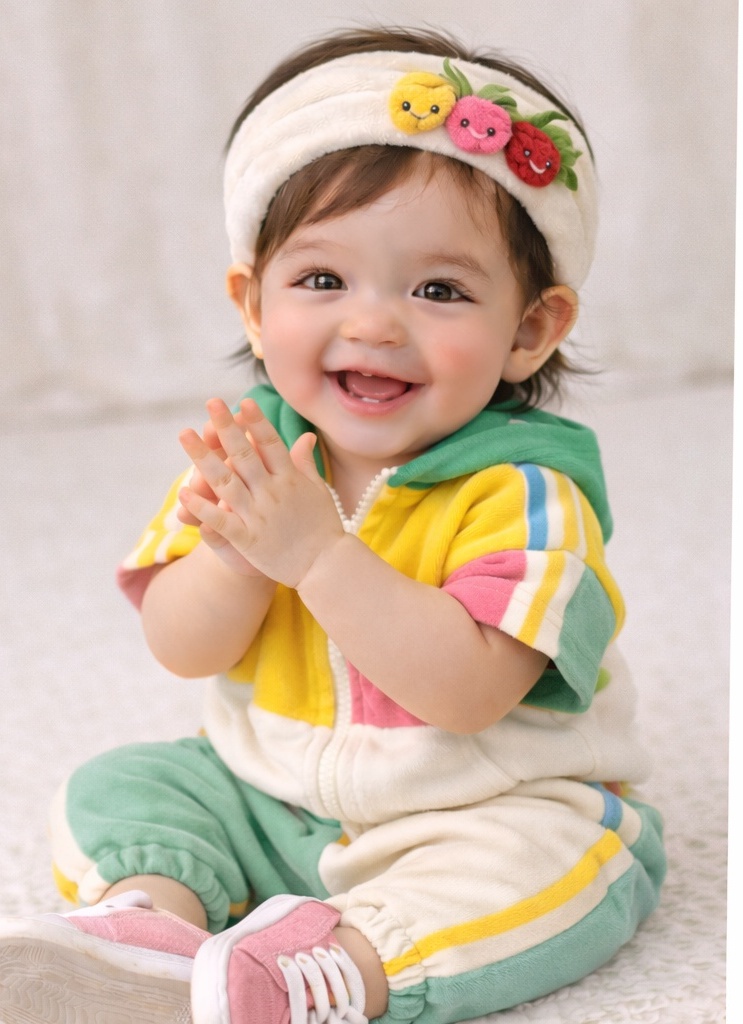 Fruit Theme Baby Girl Headwraps – Ultra-Soft Fabric – Wholesale Pack for Newborn Accessories