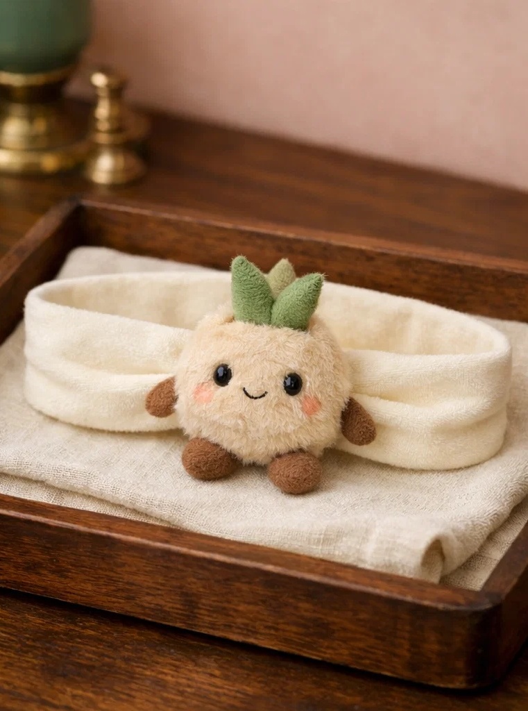 Cartoon Vegetable Plush Baby Headband for Baby Boutique Supply