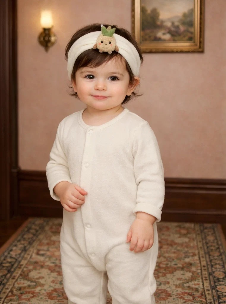 Cartoon Vegetable Plush Baby Headband for Baby Boutique Supply