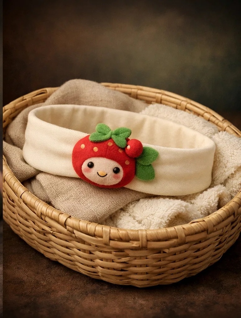 Bandeau pour bébé avec poupée mignonne pour un usage quotidien
