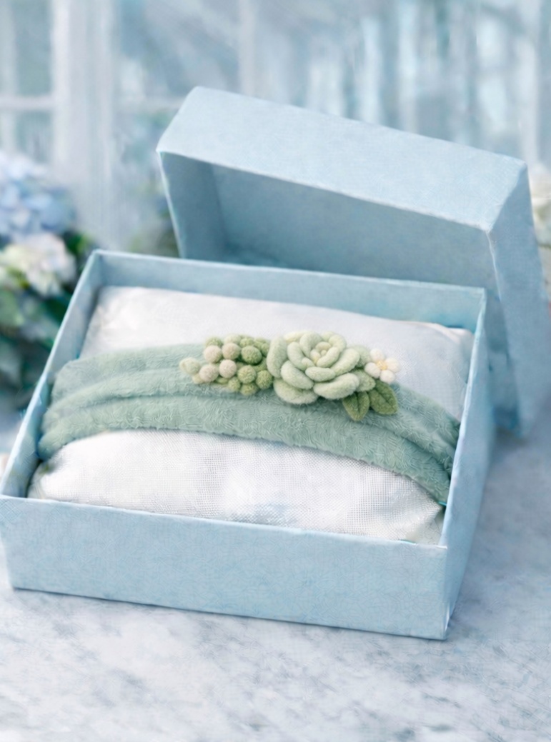 Bentiță pentru bebeluși cu design vegetal – produs B2B