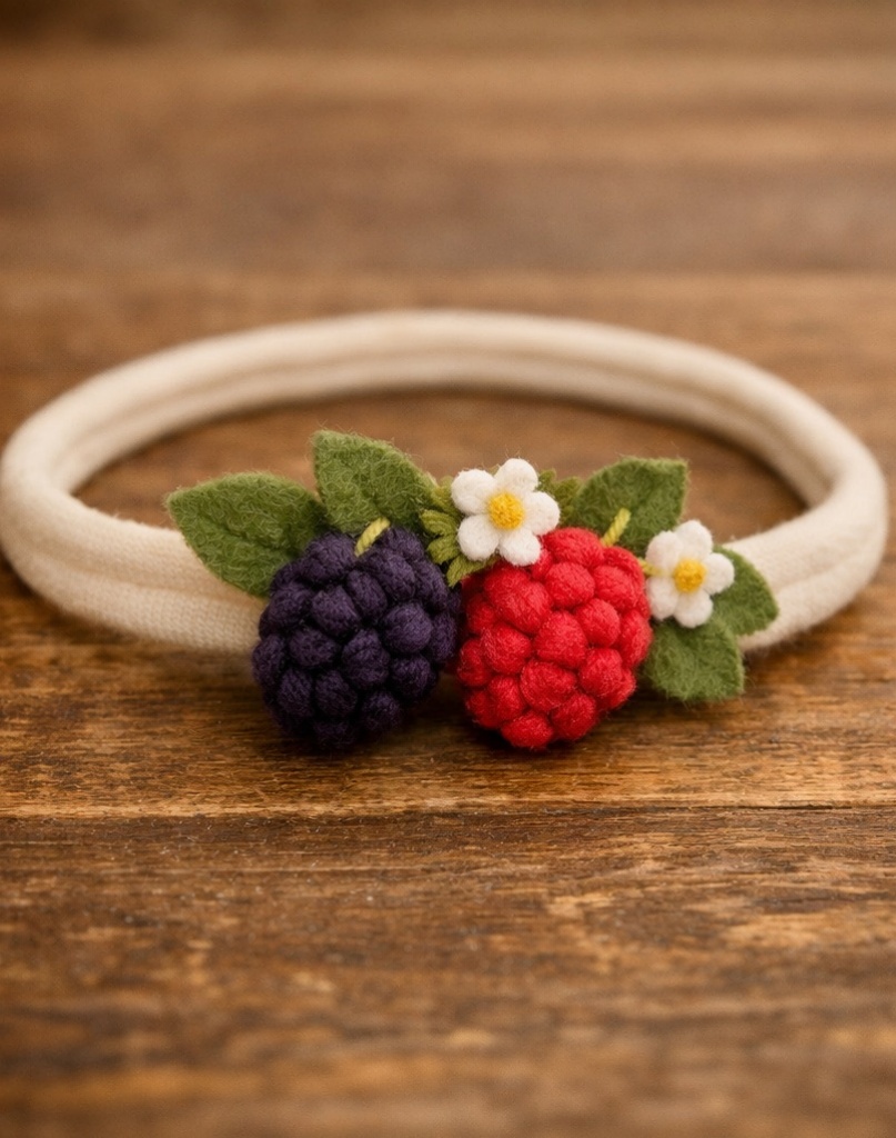 Classic Felt Fruit Baby Headbands for Autumn/Winter Collections – Soft and Stretchy