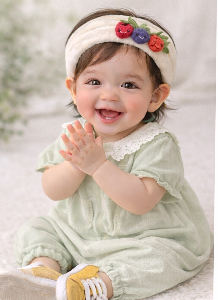 Elastic Baby Headbands with Plush Characters – Premium Quality for Daily Wear & Baby Show Gifts