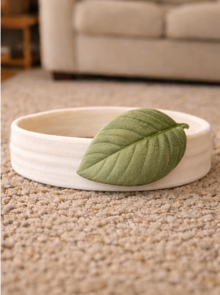 Simple Green Leaf Baby Headband – Soft Comfort with Botanical Touch