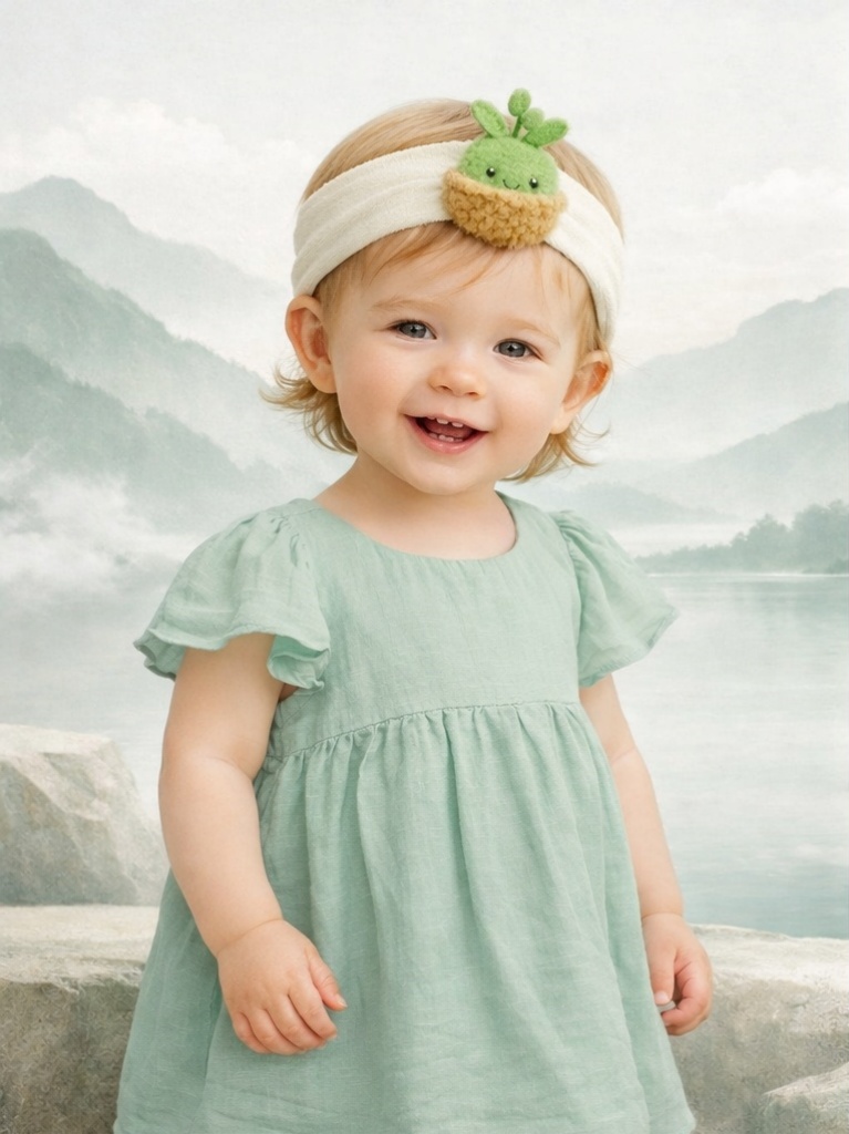 Cute Kiwi Baby Headband - Adorable and Cozy